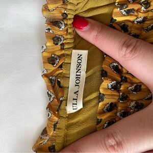 ULLA JOHNSON clement cold shoulder top